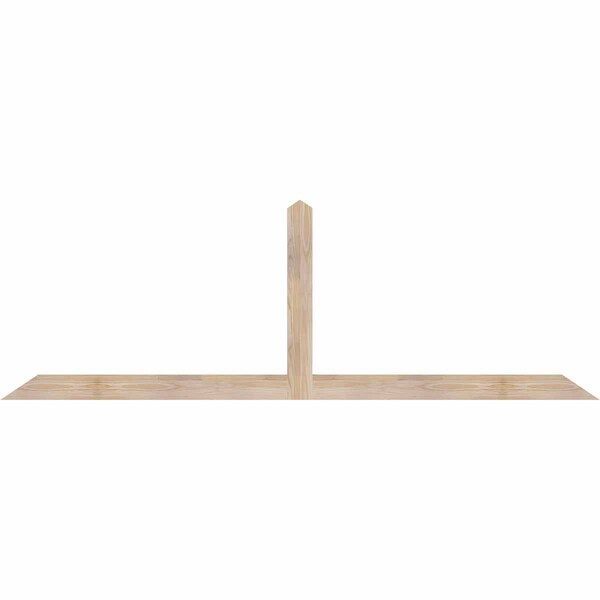 Ekena Millwork Portland Smooth Timber Gable Bracket, Douglas Fir, 84"W x 28"H x 1 1/2"D x 3 1/2"F, 8/12 Pitch GBW084X28X0204POR00SDF - main